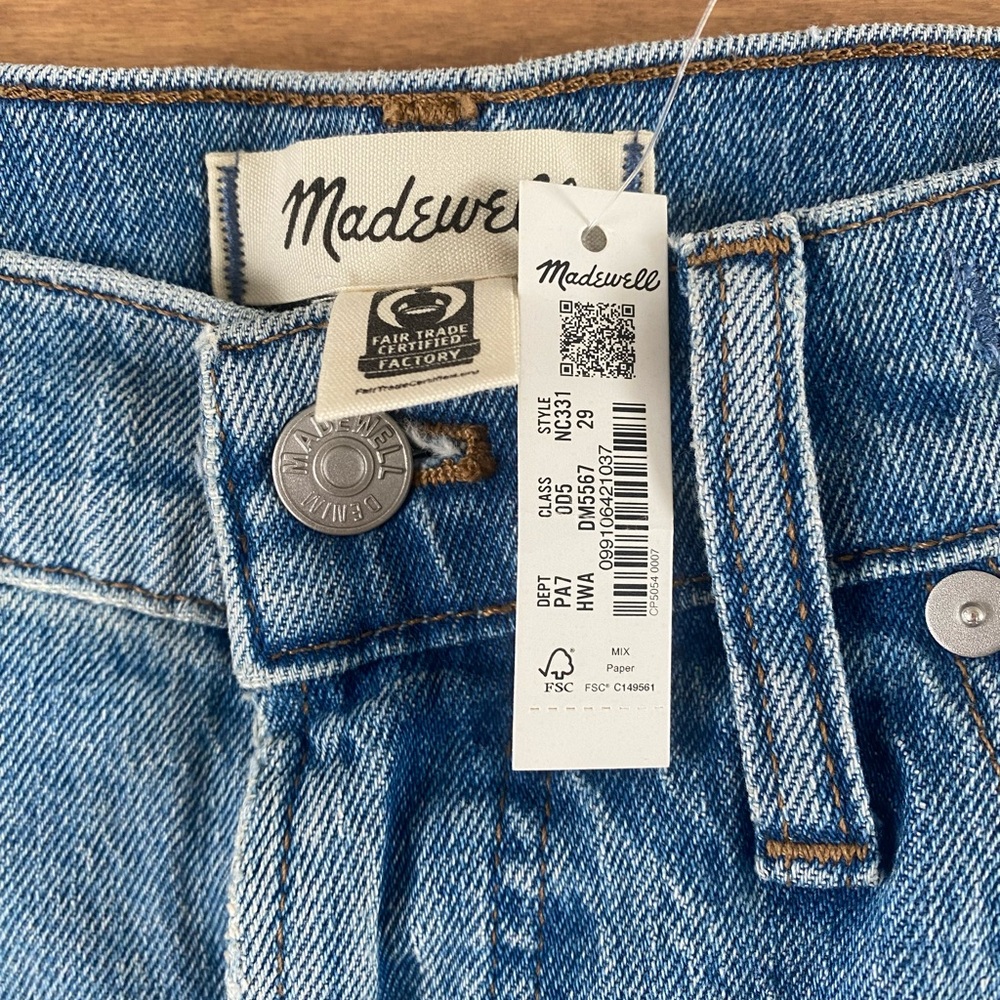 NWT Madewell The Perfect Vintage Straight Jean size 29 - Picture 5 of 14